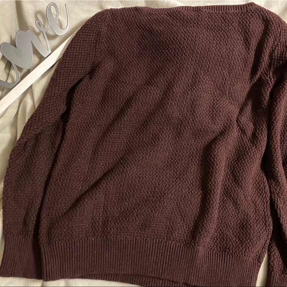Deep Burgundy / Maroon Loft Sweater - Picture 3 of 4